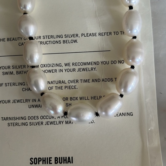 Sophie Buhai Art Deco White Pearl Necklace - Picture 7 of 8